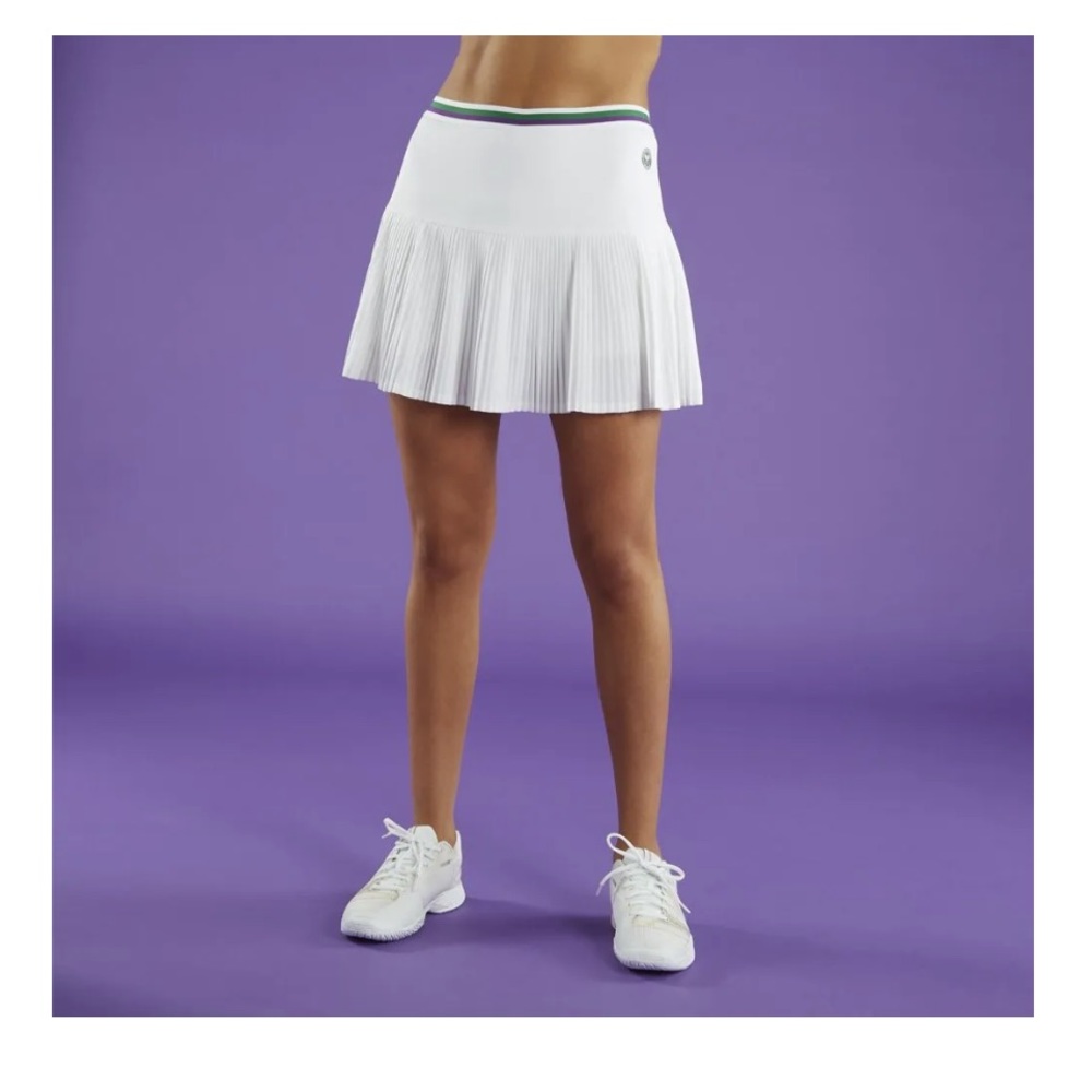 Wimbledon White Tennis Skirt